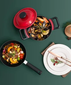 Alternative view of Bộ Nồi Chảo Sâu Lòng 2 Món Decore LocknLock (LDE1202IH, LDE1225IH)