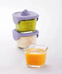 Alternative view of LLG508S3 - Hộp thủy tinh đựng thức ăn dặm cho bé LocknLock có vạch chia dung tích 230ml - 3 Màu (Màu Cam, Màu Xanh Lá, Màu Tím)