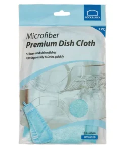 WEL002 - Khăn Lau Chùi Welcron Premium 33x40Cm - Màu Xanh - Locknlock - L:ock